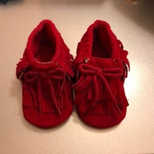 Infant girls moccasins